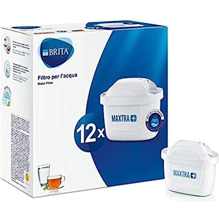Brita 1025126 12 Stück Filter MAXTRA+ Kunststoff, weiß, 5.7 x 10 x 7.8 cm – Bild 1