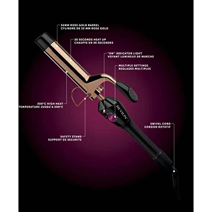 Revlon Pro RVIR1159 Pro Collection Salon Long-Last Lockenstab für voluminöse & glamouröse Locken – Bild 3