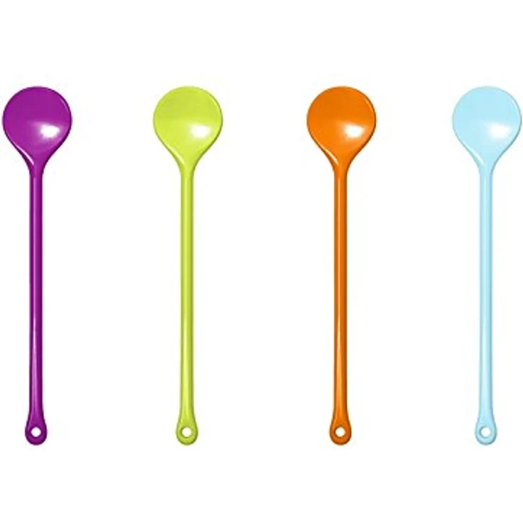 WACA 0221 Rundlöffel Küchenhelfer, Mehrwegartikel 310 mm, spülmaschinengeeignet, schwarz – Bild 2