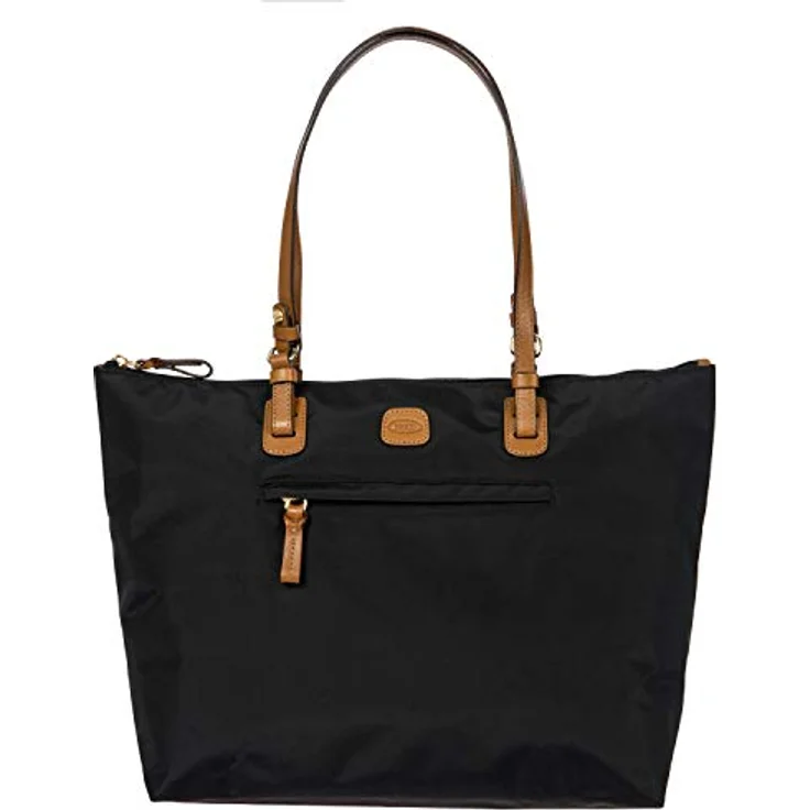 Bric's X-Bag Schultertasche, 34 cm, schwarz, 100% Nylon, leicht und strapazierfähig – Bild 1