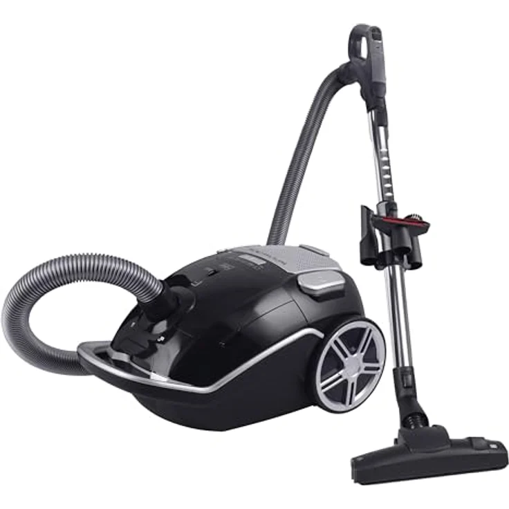 Fakir Black Vac Power TS 790 Boden-Staubsauger mit Beutel I Leiser Staubsauger mit Hochleistungsmotor & HEPA 14 Filter I 12m Aktionsradius I 800 Watt – Bild 2