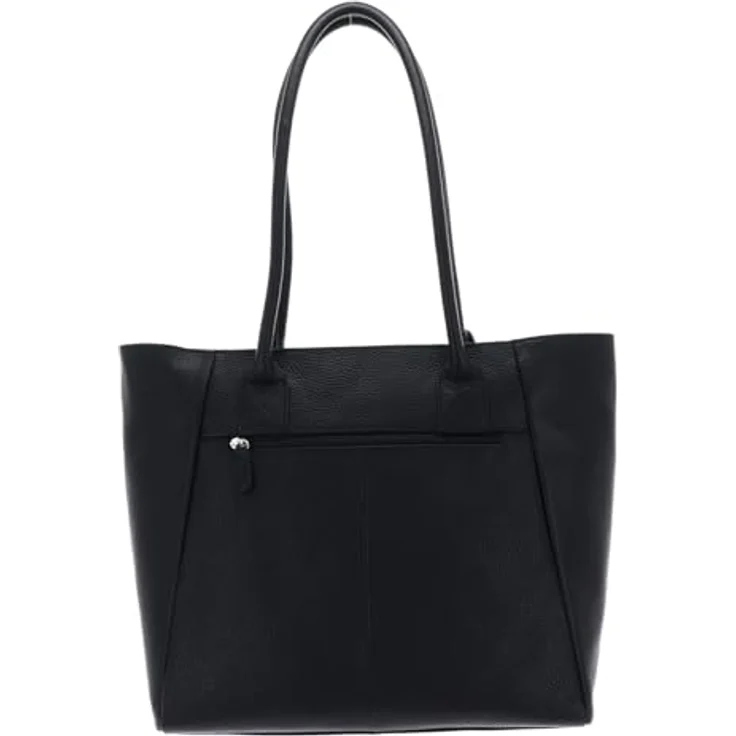 Picard Shopper, eleganter Einkaufstaschen aus echtem Rindsleder, schwarz, mit geräumigem Hauptfach und Zipperverschluss – Bild 3