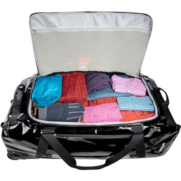 Tatonka Flight Roller 135, Reisetasche mit 4 Rollen, 104 cm, Schwarz, 135 l, robustes Polyester, integrierter Adressanhänger – Bild 4