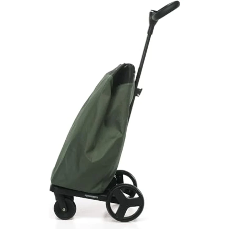 Foppapedretti Go Go Einkaufswagen, Grün mit 46 l Fassungsvermögen, abnehmbarem Beutel und Kühltasche – Bild 2