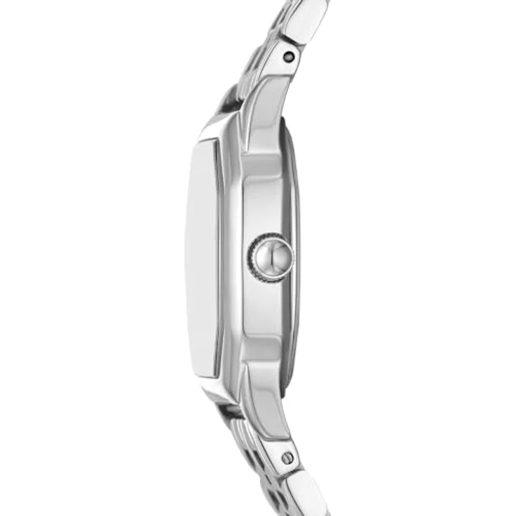 Fossil Damen Analog Quarz Uhr mit Edelstahl Armband ES5363, 27mm Gehäuse, cremefarbenes Zifferblatt, wasserdicht bis 30m – Bild 3