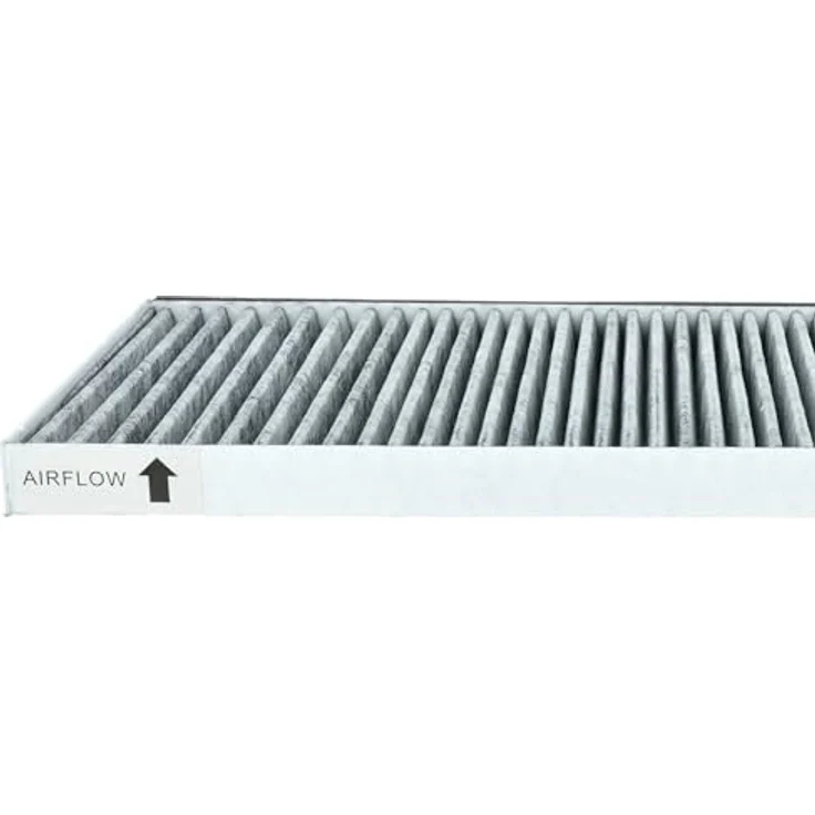 vhbw Aktivkohlefilter für Neff Dunstabzugshauben D46ED22N0B, D46ED22X0, D46BR2N0B, D46ED22X1, D46BR22X1 - 2er Set, 45,5 x 20,0 x 2,3 cm, effektive Geruchsfilterung – Bild 6