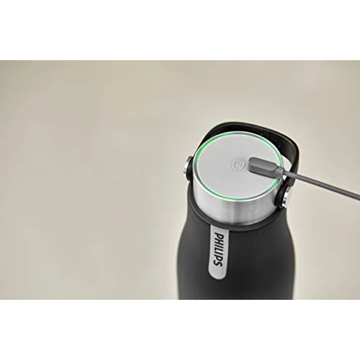 Philips Filtre Wasserfilter mit Smart UV-C LED-Technologie, tragbares Wasserreinigungsgerät, schwarz – Bild 7