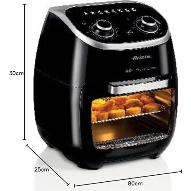Ariete Heißluftfritteuse 4619 Airy Fryer Ofen 11 L, 2000 W, Fassungsvermögen 1 kg – Bild 7