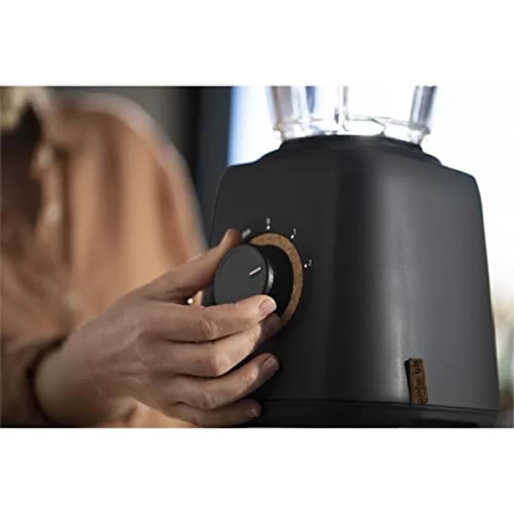 Tefal BL46EN38 Eco Respect Standmixer, 800 W, im Öko-Design, Smoothie, Milchshake, Gaspacho, Suppe, 1,75 L, 4 Klingen, schwarz – Bild 6