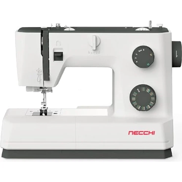Necchi Nähmaschine Necchi Q132A, 32 Nähprogramme, 1000 Stiche/Min, inkl. Anschiebetisch, Automatisches Knopflochnähen, weiß - Preisvergleich – Bild 4
