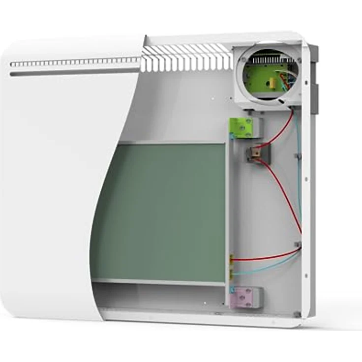 Kalia 1500-Watt-Keramik-Elektroheizkörper BAT-NDFL1825B-3C, Heizgerät mit digitaler LCD-Anzeige und 4 Betriebsmodi in Weiß – Bild 3