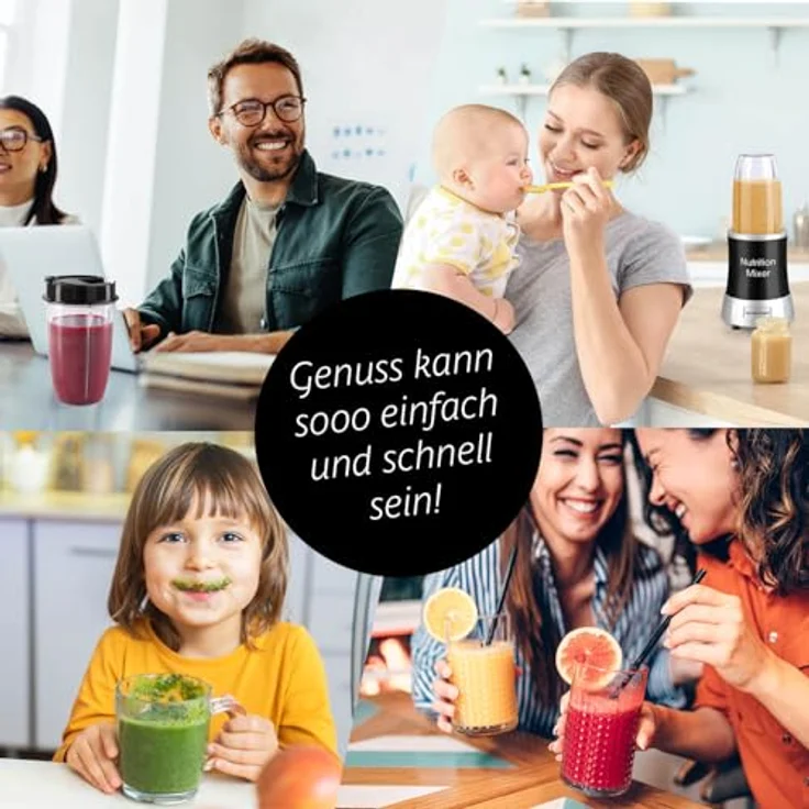 GOURMETmaxx Nutrition Mixer Deluxe 11 TLG – Bild 10