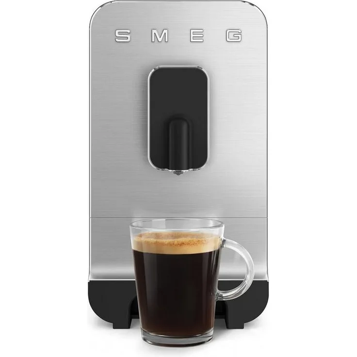 Smeg Kaffeevollautomat BCC11BLMEU, Kaffeevollautomat schwarz Collezione, 19 bar Pumpendruck