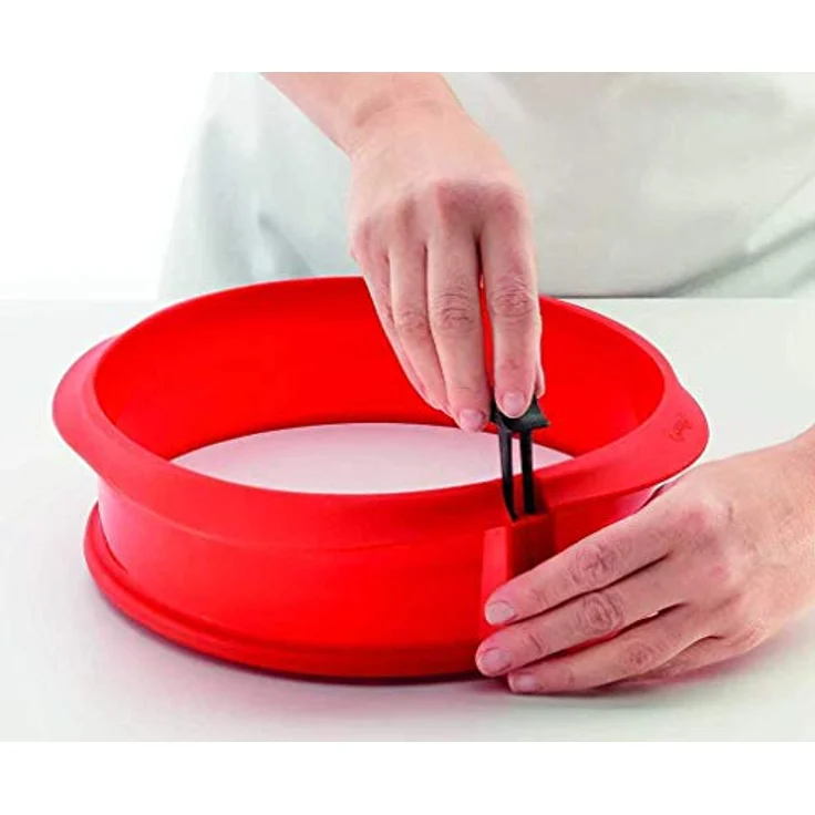 Lékué 2412323R01 Springform 23 cm rot mit Keramikboden – Bild 8