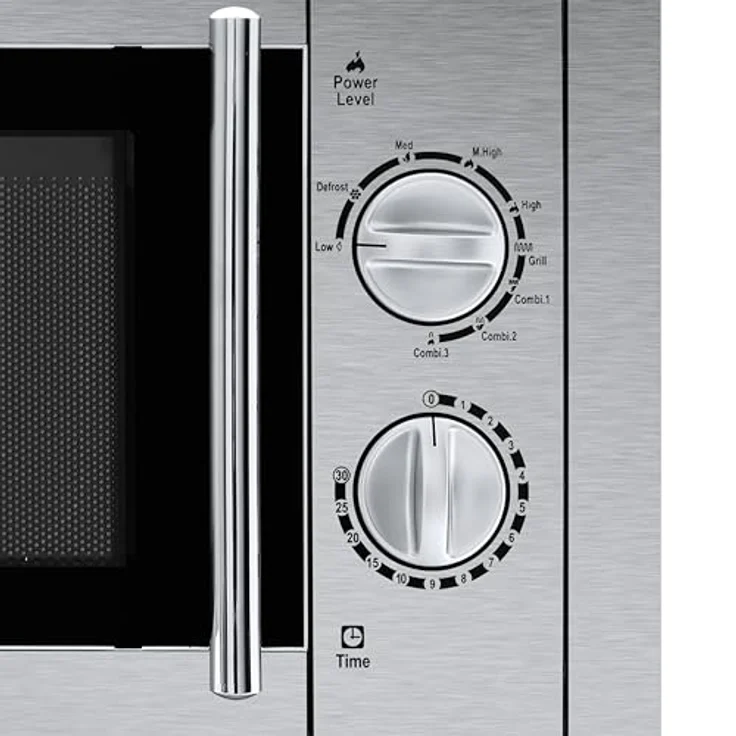 Orbegozo MIG 2033 Mikrowelle mit integriertem Grill aus Edelstahl, 20 Liter Fassungsvermögen, 9 Leistungsstufen, Leistung 800 W Mikrowelle und 1000 W Grill – Bild 4