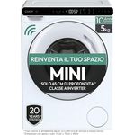 Candy CW50-BP12307WU-S, kompakte Frontlader-Waschmaschine, 5 kg, Energieeffizienzklasse A, 1200 U/min, Startzeitvorwahl, Kindersicherung