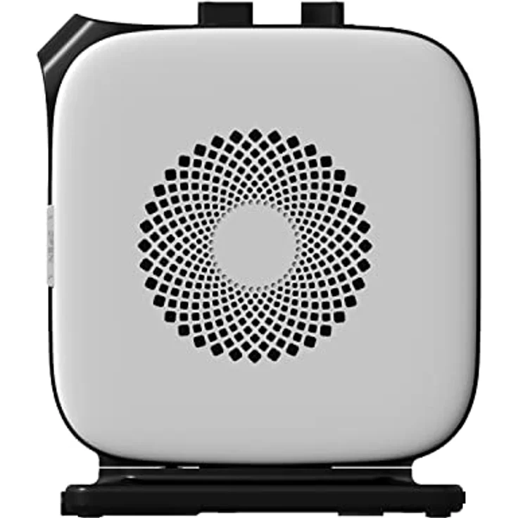 Midea Nty15-19Cae Heizlüfter, geringer Stromverbrauch, Keramik, tragbar, 1500 W, energieeffizient, mit einstellbarem Thermostat, weiß, schwarz, 25,8 x 10,3 x 28,5 cm; 3 kg – Bild 2