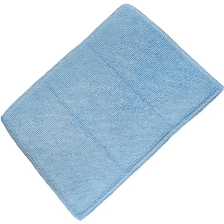 SAUGAUF Mikrofaser Schwammtuch, hohe Saugkraft mit Kammertechnik, handlich und gründlich, 23x17 cm, blau