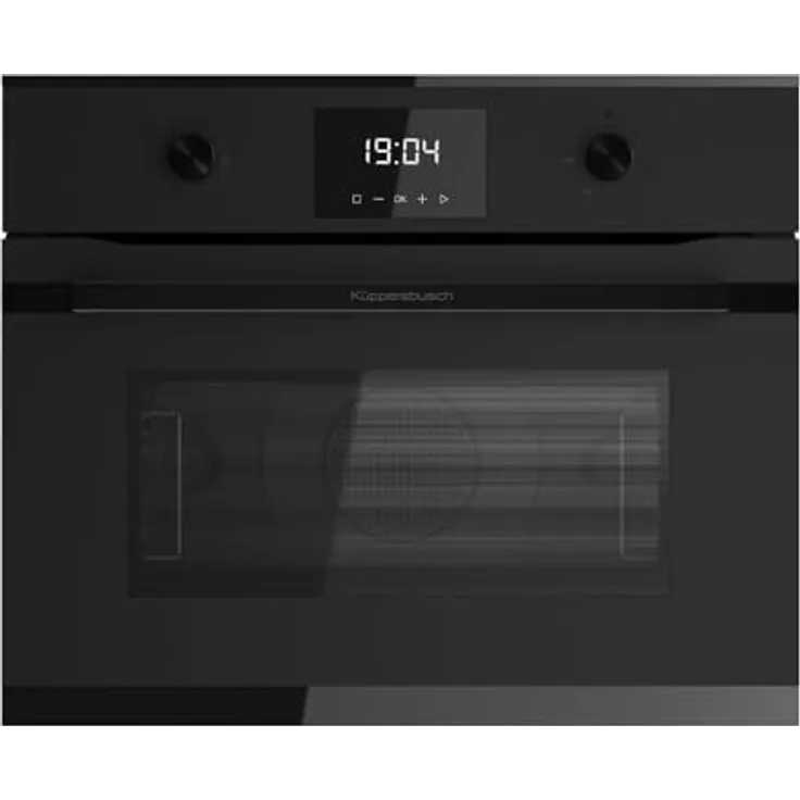 Küppersbusch CBM6330.0KSM6, Kompakt Mikrowellen-Backofen in MattBlack mit ökotherm® und 8 Funktionen, 43 Liter Garraum