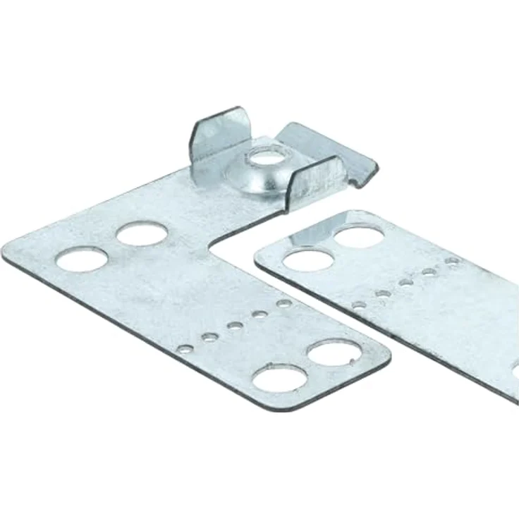 vhbw 2x Befestigungswinkel Ersatz für Bosch 00622622, Metall-Befestigungssatz für Geschirrspüler, silber, 8,1 x 6,1 x 0,8 cm – Bild 7