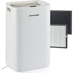 Greenmigo ALPHA-Q20 Luftentfeuchter mit HEPA-Filter Ionisator, 20L/Tag, für Räume bis 60m2, Elektrischer Raumentfeuchter mit Mobile Wäschetrocknung