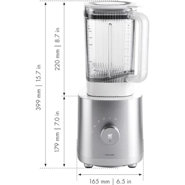 ZWILLING ENFINIGY Standmixer 1200W 1,4 L Silber – Bild 6