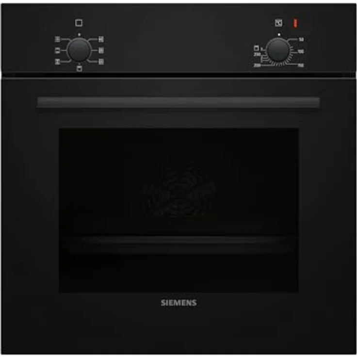 Siemens HB010FBA1, Backofen schwarz mit 66 l Garraumvolumen, 5 Backofenfunktionen und 3D Heißluft – Bild 1