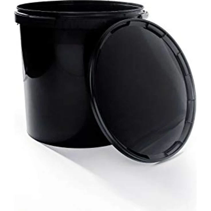 BenBow Eimer mit Deckel 30L 10er Set Schwarz BSR-, Luftdicht, Lebensmittelecht, BRC-, auslaufsicher – Bild 1