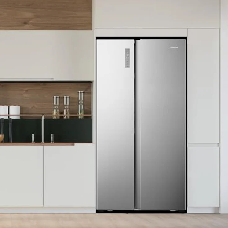 Hisense RS677N4BID Side-by-Side-Kühlschrank, freistehend, edelstahl, Energieklasse D – Bild 13