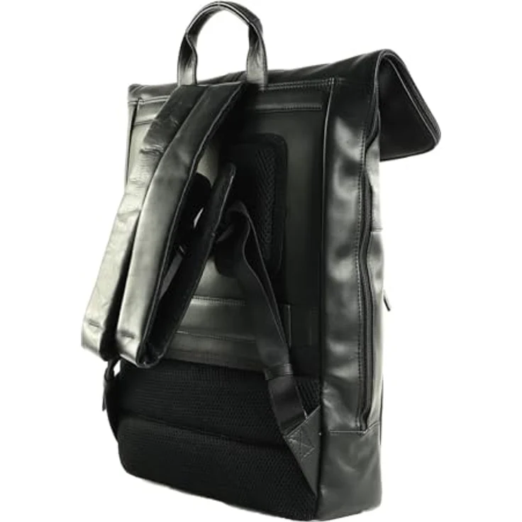 Jost Aarhus Daypack, 44 cm Leder Rucksack mit Laptopfach, schwarz – Bild 4