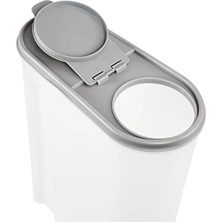 keeeper Schüttdose Jean für Trockenvorräte, Aufklappbarer Deckel, 5 l, Polypropylen, 24 x 11,5 x 30,5 cm, Nordic Grey – Bild 5