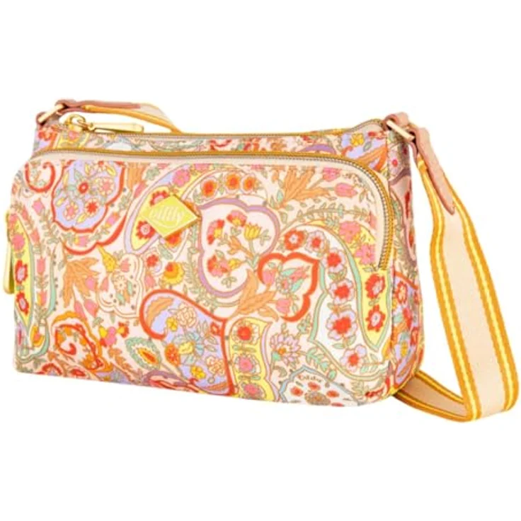 Oilily Umhängetasche Petalpark Paisley, robuste Polyesterqualität mit verstellbarem Riemen und praktischen Reißverschlussfächern – Bild 2