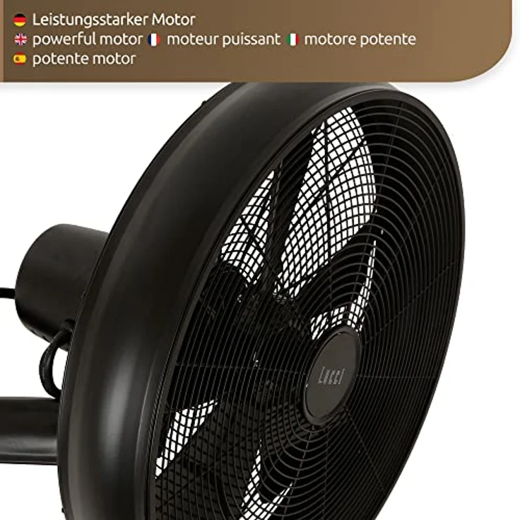 Beacon Wandventilator Breeze Wall mit Fernbedienung Schwarz – Bild 4