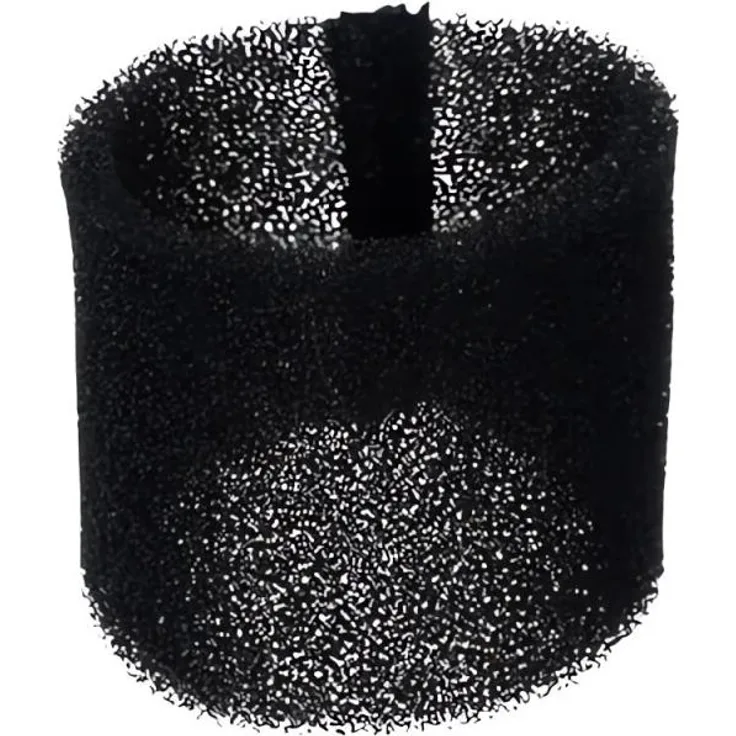 Kaminer Schwammfilter für Staubsauger 28x7,5 cm, wiederverwendbar aus Polyurethanschaum, schwarz