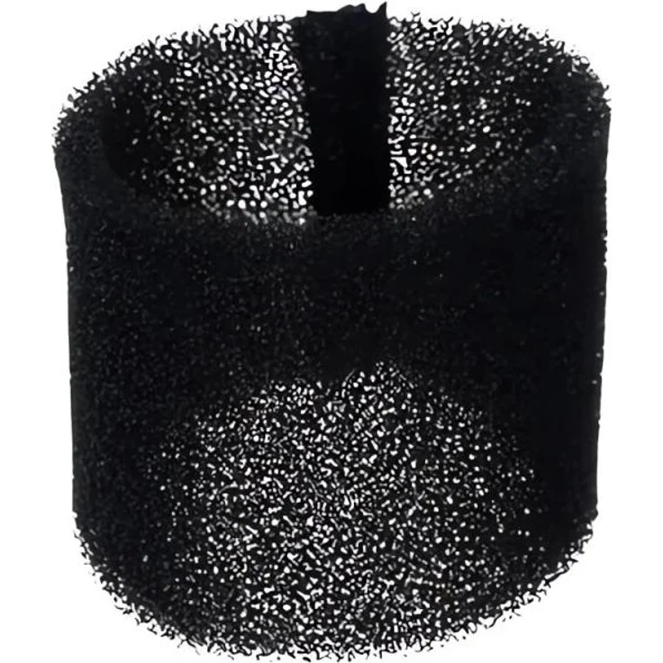 Kaminer Schwammfilter für Staubsauger 28x7,5 cm, wiederverwendbar aus Polyurethanschaum, schwarz