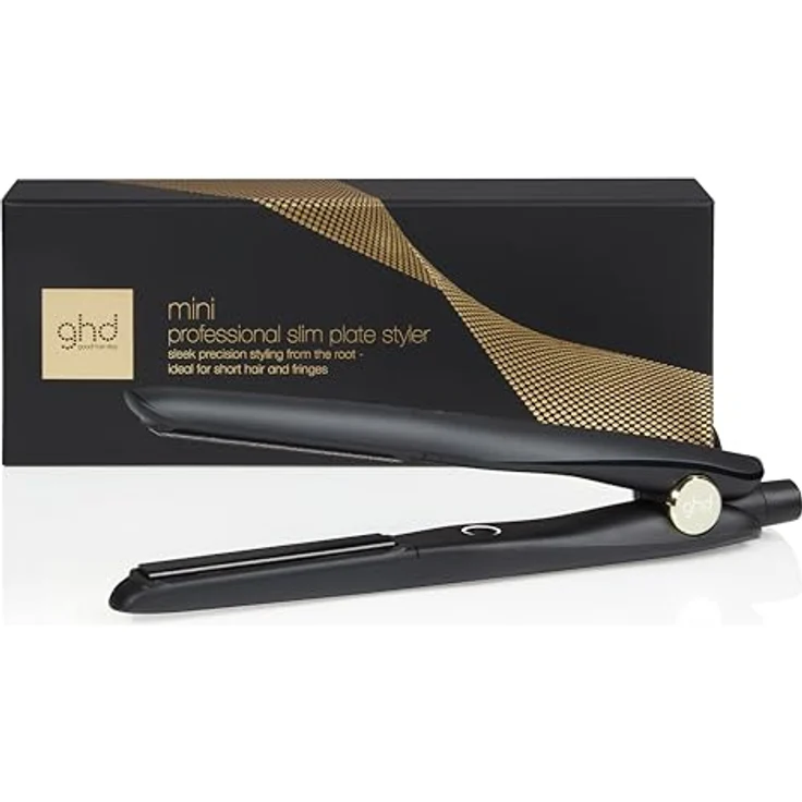 ghd Mini-Styler Professioneller Haarglätter mit Keramikplatten, schwarz – Bild 1