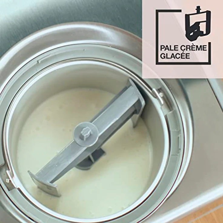 Cuisinart Icecream & Gelato Professional, Eismaschine mit selbstkühlendem Kompressor, 1,5 L Fassungsvermögen, Eiscremebreiter aus Edelstahl, Selbstgemachtes Eis, Frozen Yoghurt und Gelato, ICE100E – Bild 3
