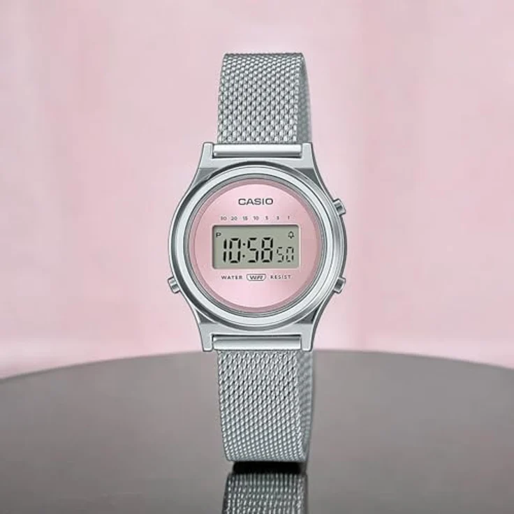 Casio RELOGIO Vintage LA700WEM-4AEF, Armbanduhr in Rot – Bild 3