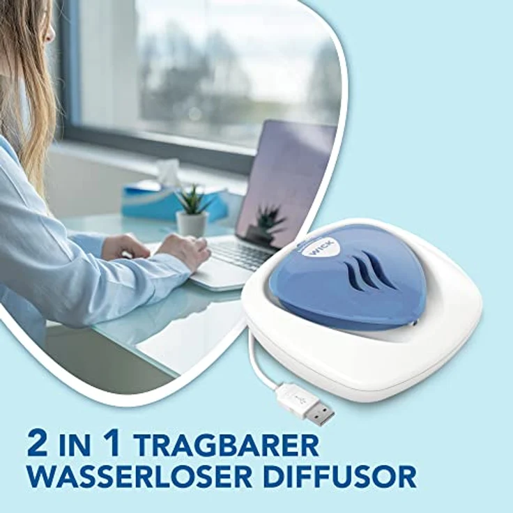 Wick WH1800EU Aroma-Lufterfrischer Weiß-Blau 1St. – Bild 2