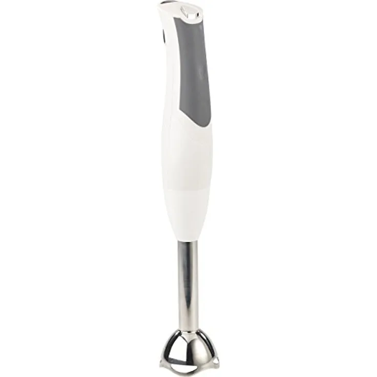 Sichler Haushaltsgeräte Pürierstab NX9323: Edelstahl-Akku-Stabmixer, 15 Min. Laufzeit, 120 W (Kabelloser Stabmixer 12V, Elektrischer, Edelstahl)