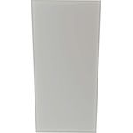 Fenix ECOSUN Platinum Grey, Infrarotheizung 500 Watt mit Glasoberfläche, 120 x 40 x 3,9 cm, für Bad, Wohnraum und Schlafzimmer