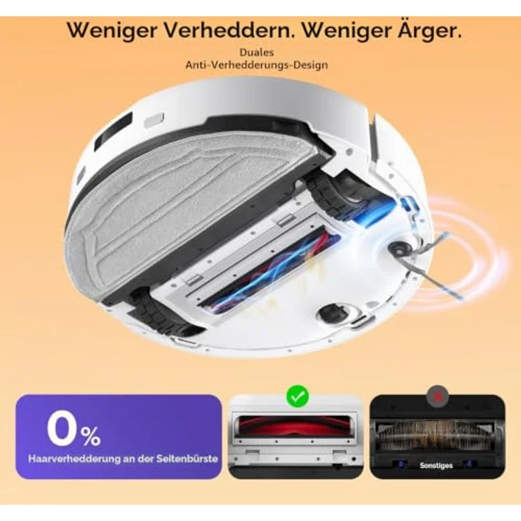 Roborock Q10VF02-00, Nass-Trocken-Saugroboter mit vielseitiger Reinigungstechnologie – Bild 3