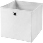 1 Stück Faltbox Weiß 28 x 28 x 28 cm Aufbewahrungsbox faltbar - Preisvergleich