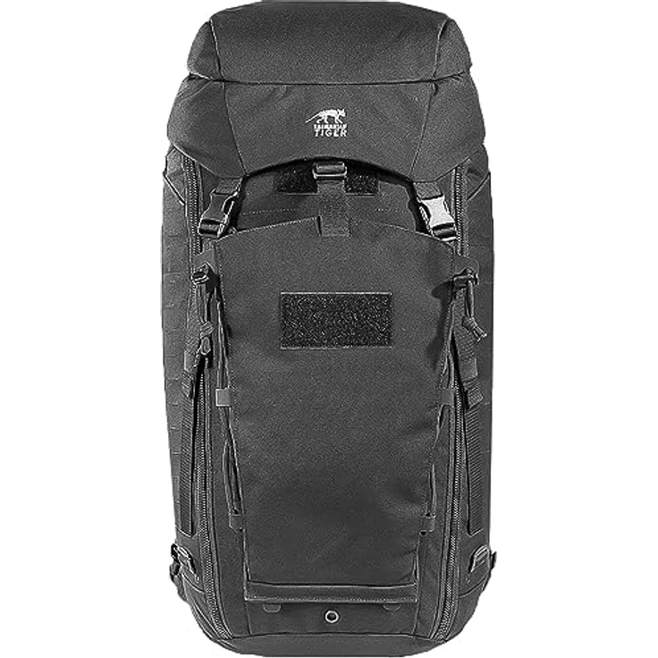 Tasmanian Tiger Modular Pack 45 Plus, Trekkingrucksack mit abnehmbarem Deckel und MOLLE-System, 45 Liter, Schwarz – Bild 3