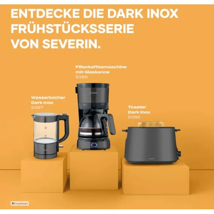 Severin AT 9386, Toaster mit 2 Scheiben, 1000 W Leistung, Schwarz – Bild 9