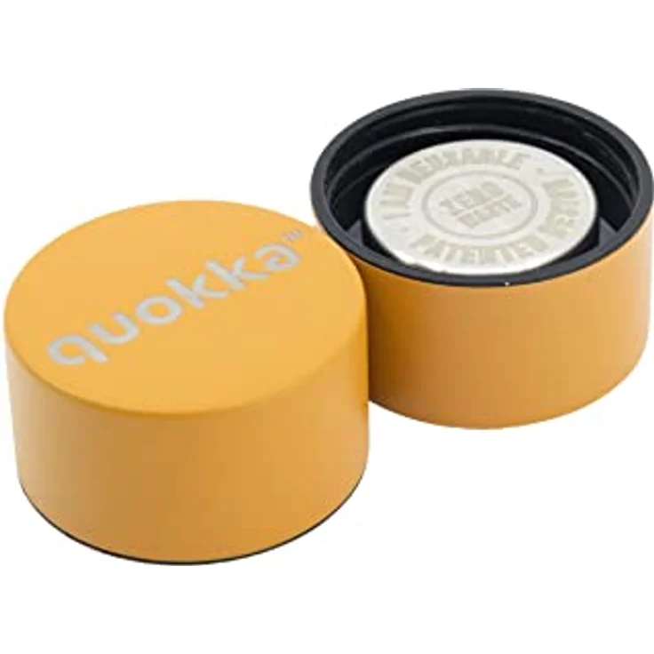Quokka SOLID Thermosflasche aus Edelstahl mit Halterung, 510 ml, Amber, doppelwandige Vakuumisolierung, Anti-Leak-Verschluss – Bild 4