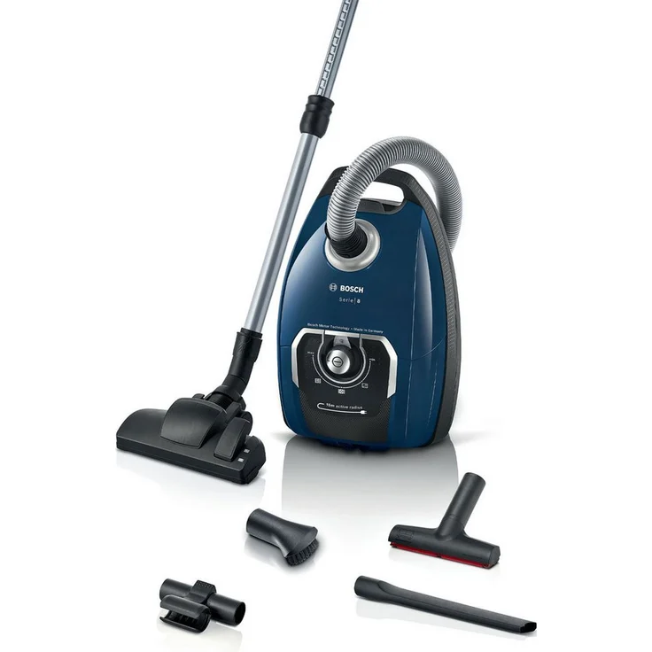 BOSCH Bodenstaubsauger BGL8XPER, PowerProtect System für langanhaltend starke Leistung, blau