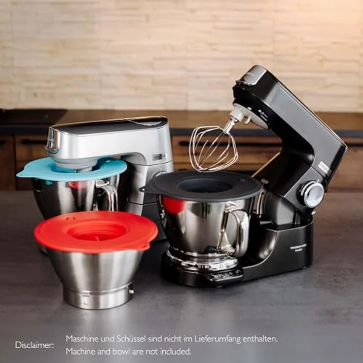 Kenny Professional Profi-Frischhaltedeckel "Überzieher" für Kenwood Chef XL Modelle (Aquamarin) - Optimaler Frischeschutz, kompatibel mit fast allen Kenwood Chef XL Schüsseln – Bild 8