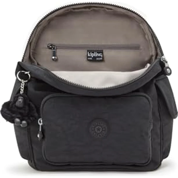 Kipling Basic City Rucksack 33,5 cm, schwarz, 100% Polyamid, Maße 27 cm x 19 cm x 33,5 cm – Bild 3