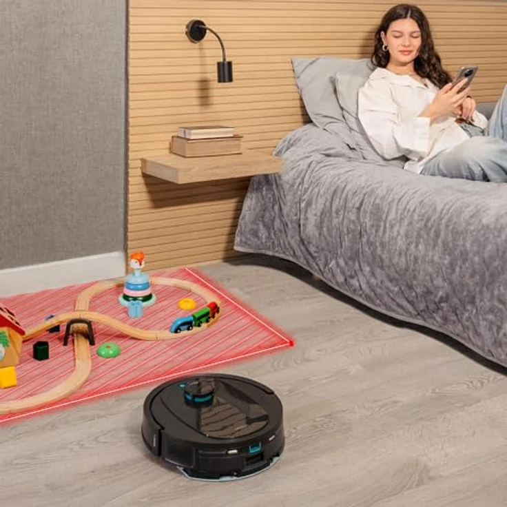 Cecotec Conga 7690 Immortal Max, Roboterstaubsauger mit 5000 Pa Saugkraft, Lasernavigation und App 3.0, bis zu 220 Minuten Akkulaufzeit – Bild 5